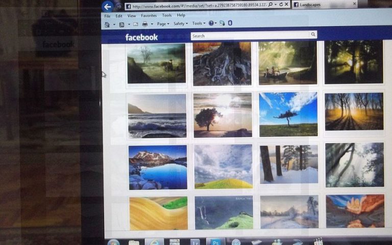 Пример визуального снега